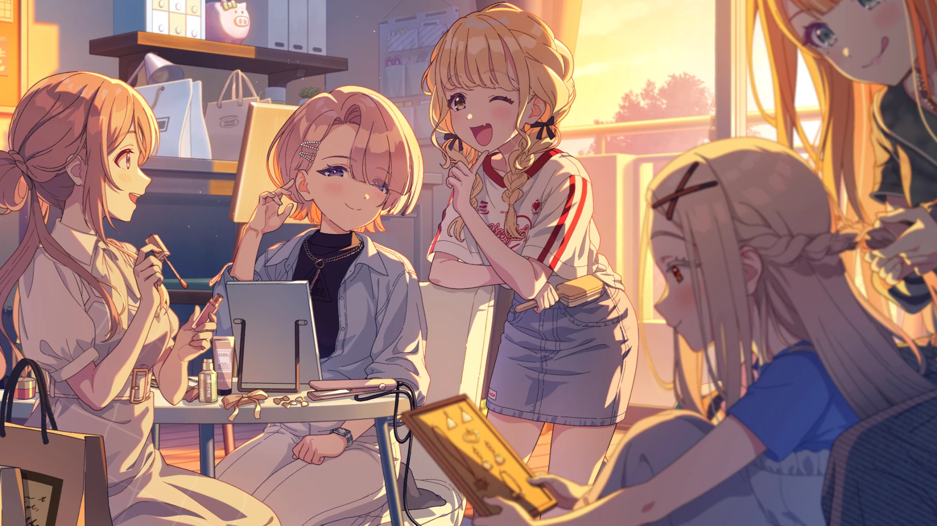 【オシャレもメイクも♪】