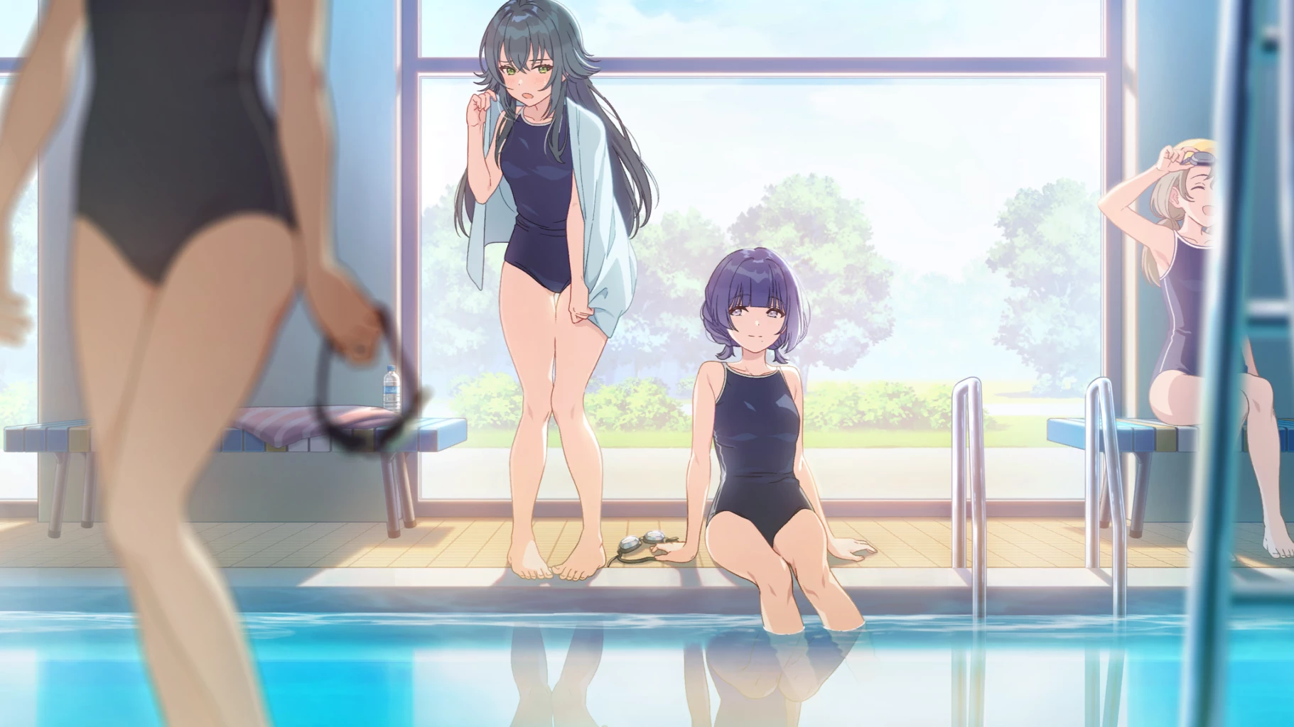 【一時休戦です】