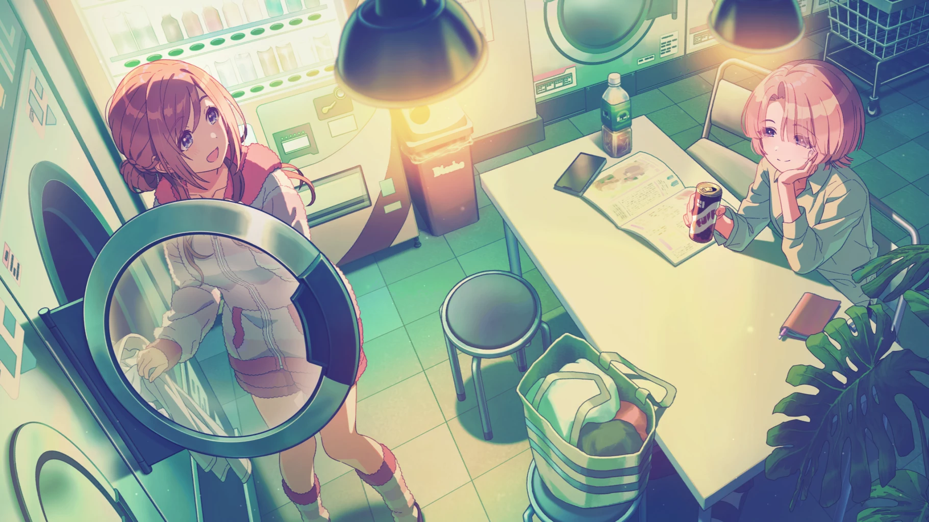 【二人ならあっという間だね】