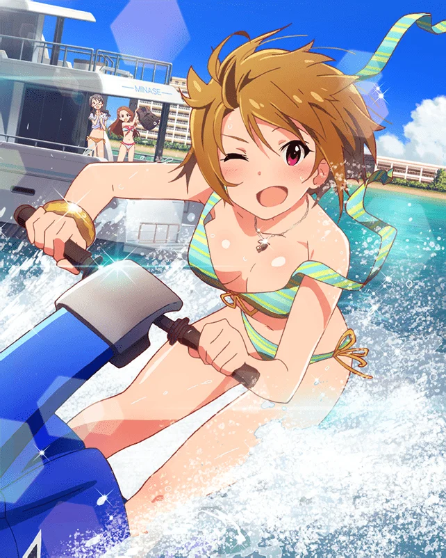 【遊び疲れて夢心地】