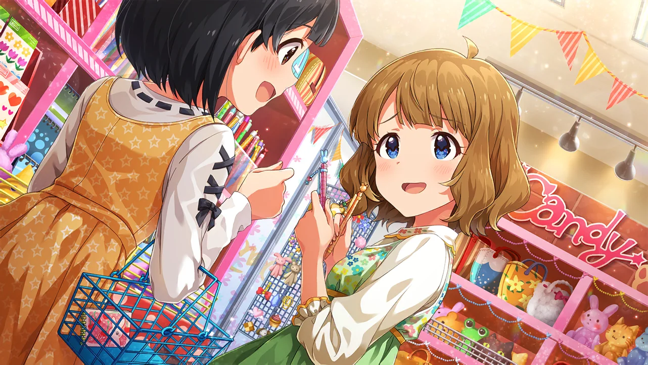 【おしゃまな女の子】