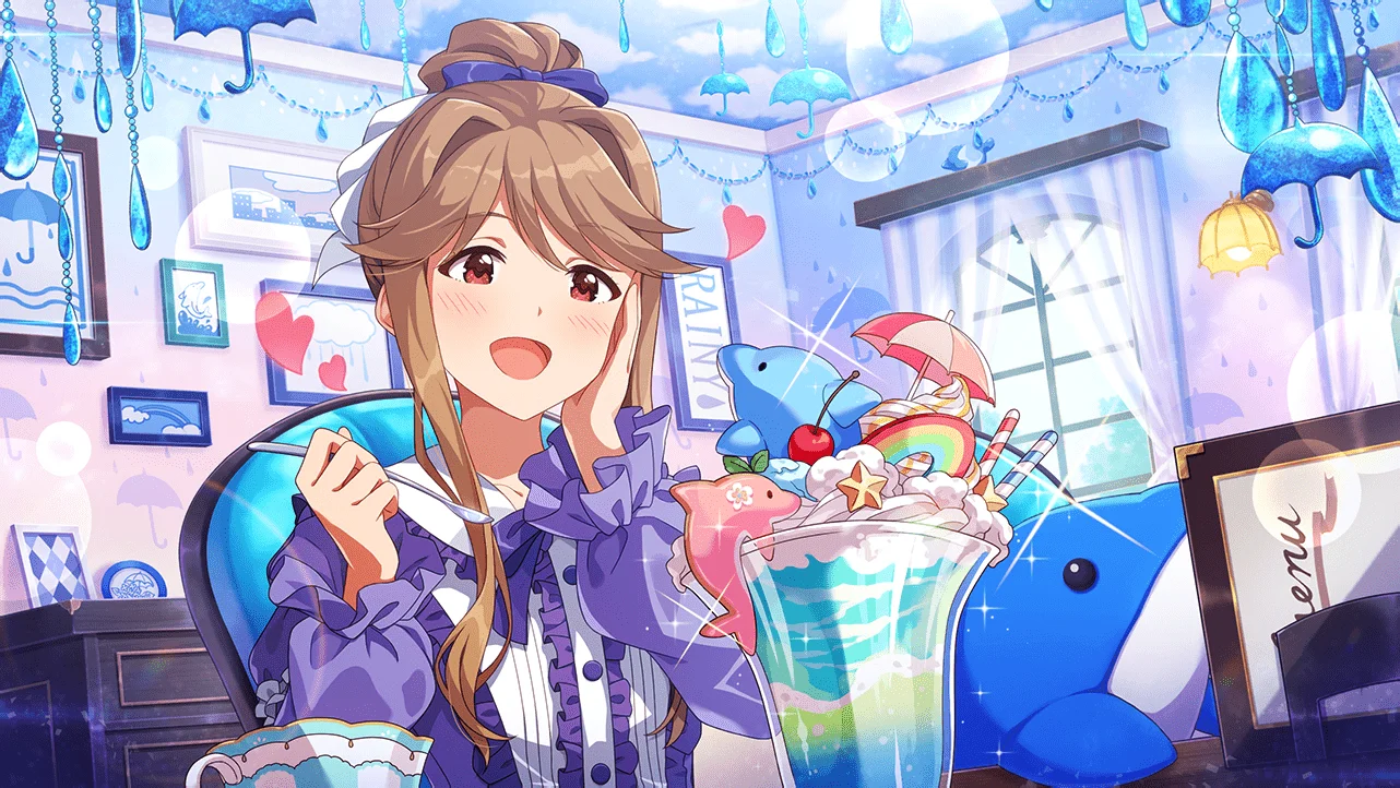 【光る雫、こぼれる笑顔】