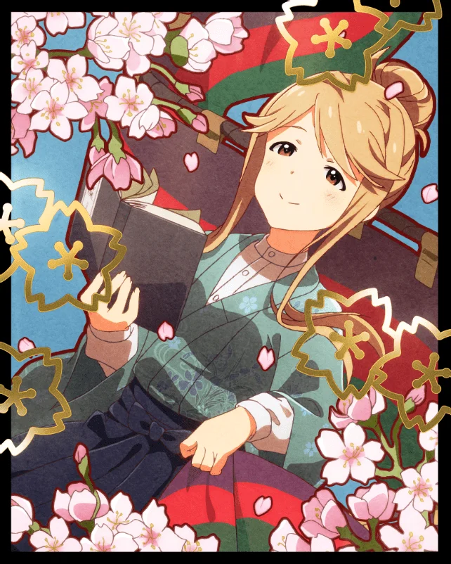 【桜と佳麗な書生】