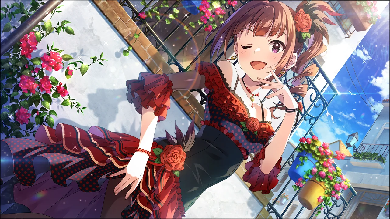 【赤く輝いて！】