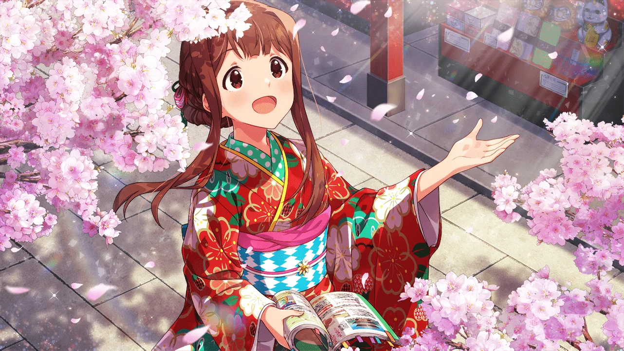 【花吹雪に魅せられて…】