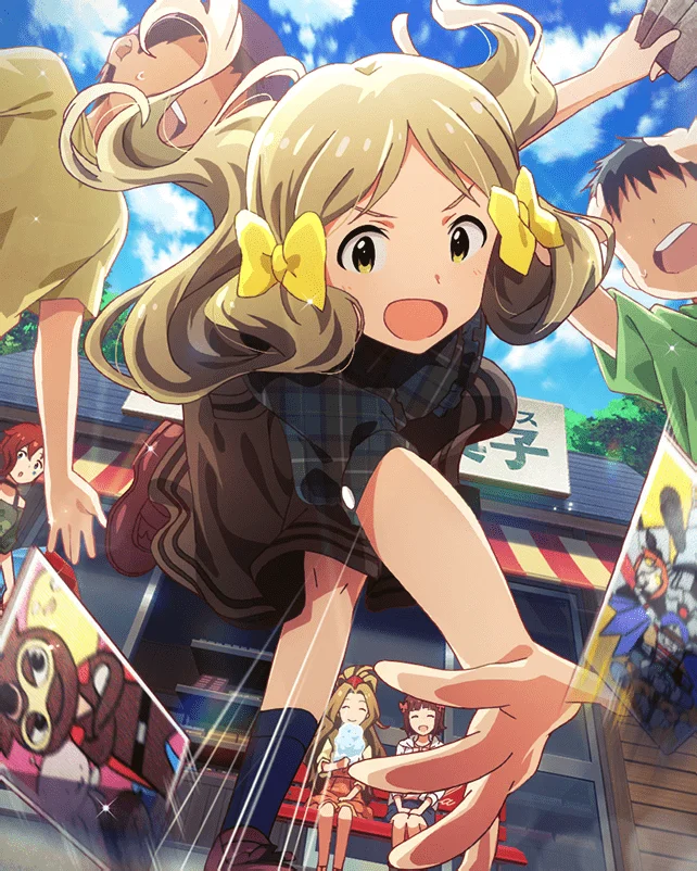 【皆でめんこ遊び】