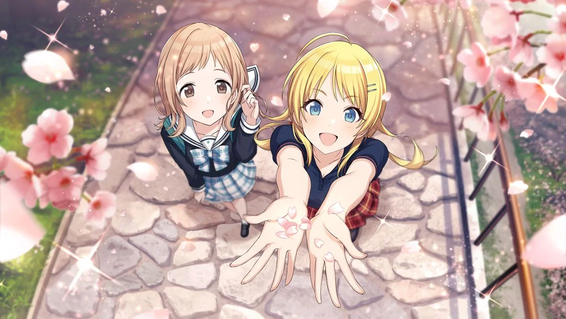 【友情の花吹雪】