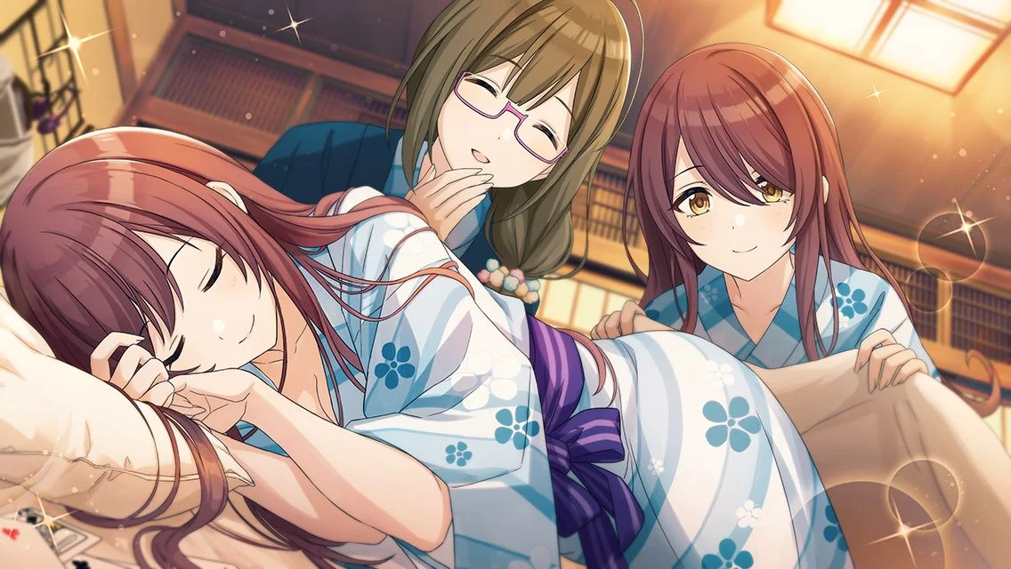 【まだ……寝ないから……】