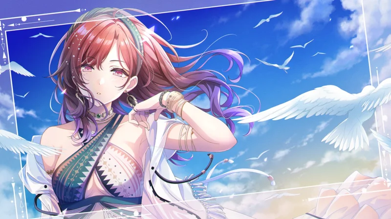 【輪を彩る、夕凪】