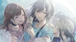 【幸せな傘の中】