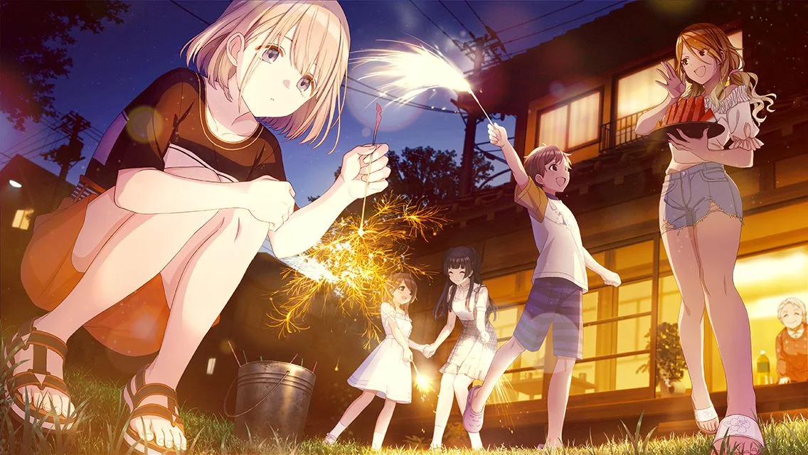 【花火の夜に……】