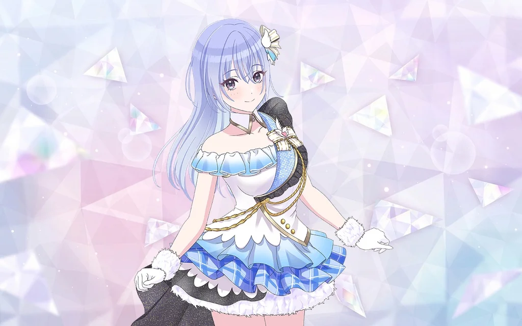 【華やか、白い羽根】