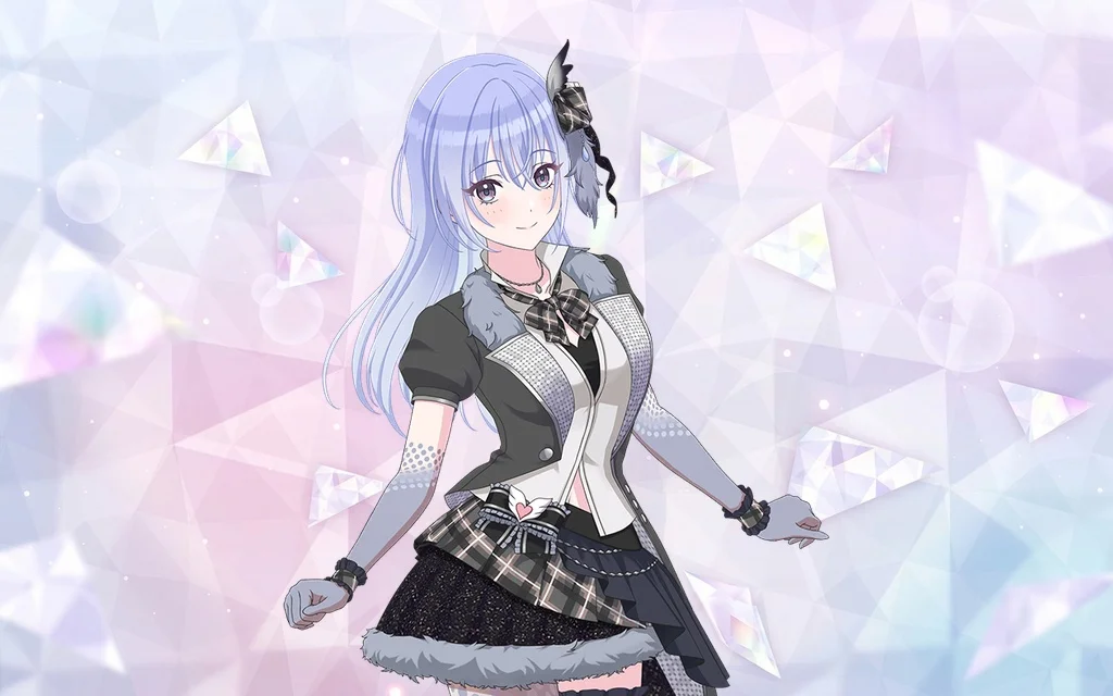 【雲の隙間、白く遠く】