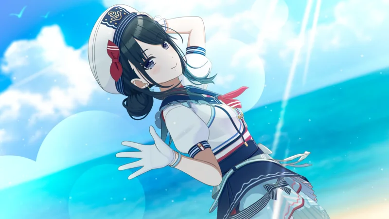 【水平線を見つめて】