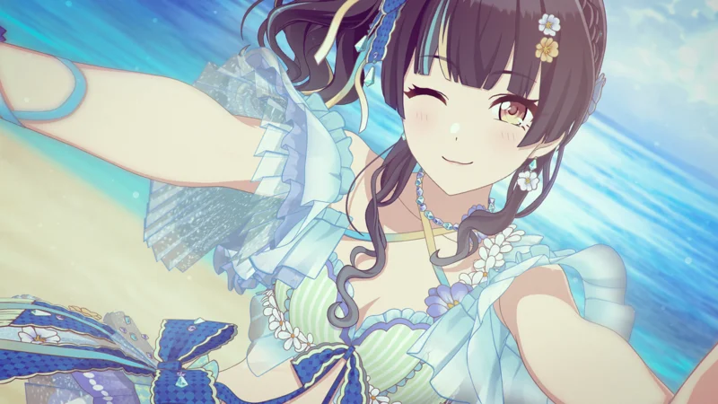 【藍にそよぎ、夏になびく】