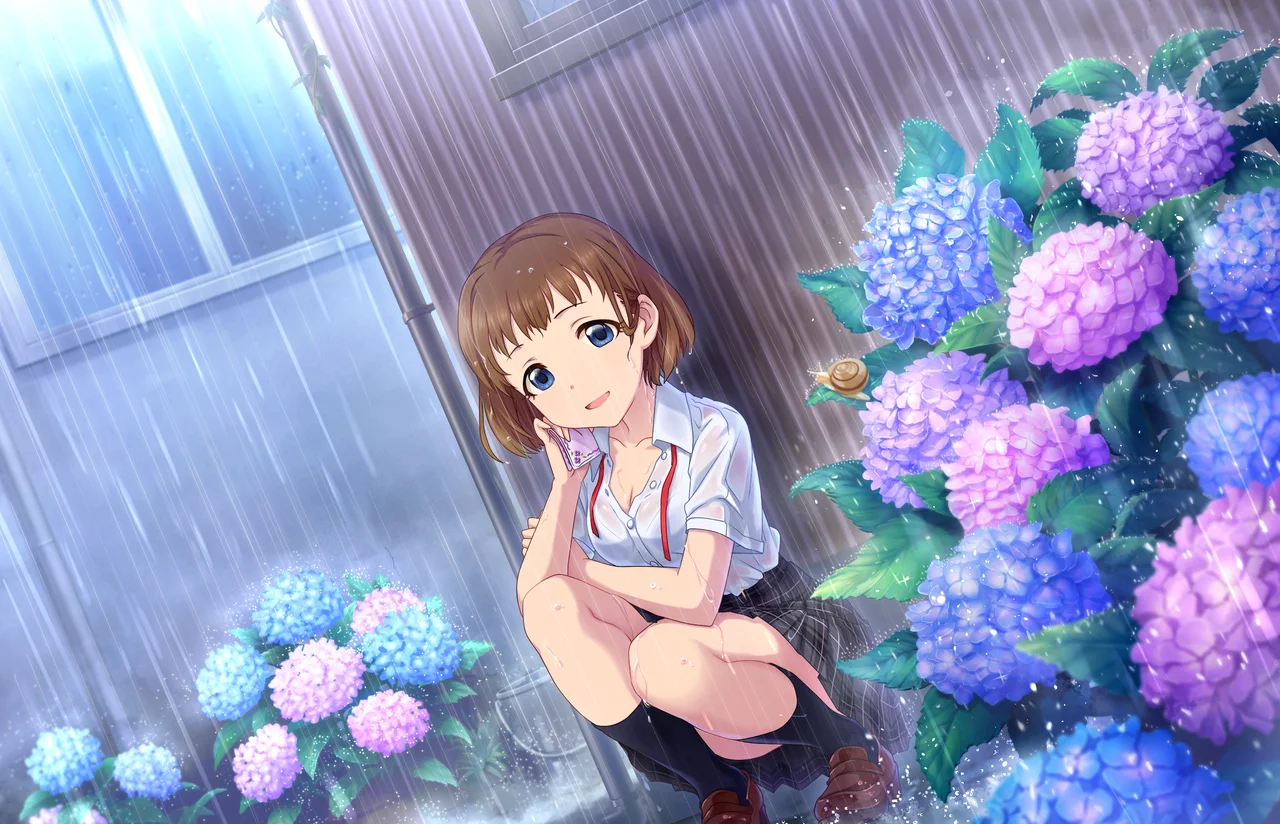 【雨の日に】